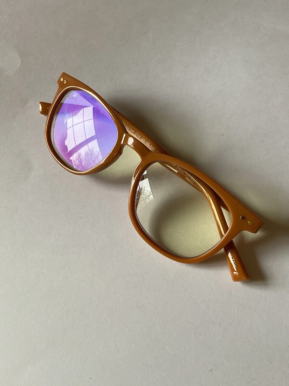 PRIVE REVAUX THE SHOW OFF READING GLASSES BLUE LIGHT BLOCKING TOFFEE +3.00 NEW